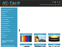 Tablet Screenshot of hitechnarrowfabrics.com